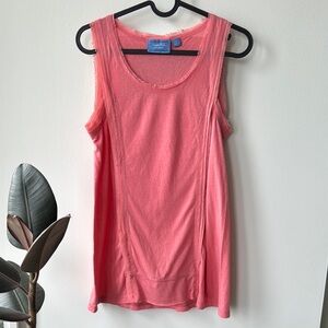 Women's Pink Sleeveless Top